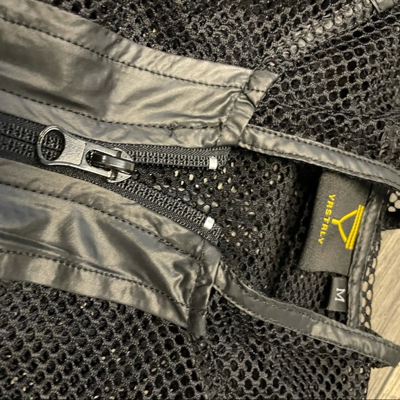 Yrstrly Black Mesh 14th Street Zip Up Hoodie - Picture 6 of 12